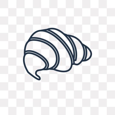 Seashell vektör anahat simgesini şeffaf arka plan üzerinde yüksek kalitede doğrusal Seashell saydamlık kavramı izole olabilir kullanılan web ve mobil