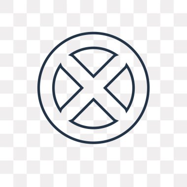 En az vektör anahat simgesini şeffaf arka plan üzerinde yüksek kalitede doğrusal Minimal saydamlık kavramı izole olabilir kullanılan web ve mobil