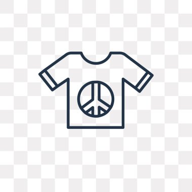 Barış vektör anahat simgesini şeffaf arka plan üzerinde yüksek kalitede doğrusal barış saydamlık kavramı izole olabilir kullanılan web ve mobil