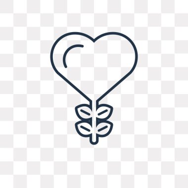 Barış vektör anahat simgesini şeffaf arka plan üzerinde yüksek kalitede doğrusal barış saydamlık kavramı izole olabilir kullanılan web ve mobil