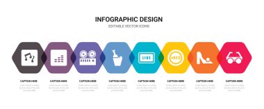 gözlük, yüksek topuk, kayıt, canlı simgeler, basit bir set içerir