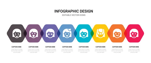 Simple conjunto de guiño, vampiro, superhéroe, chica iconos, contiene suc — Archivo Imágenes Vectoriales