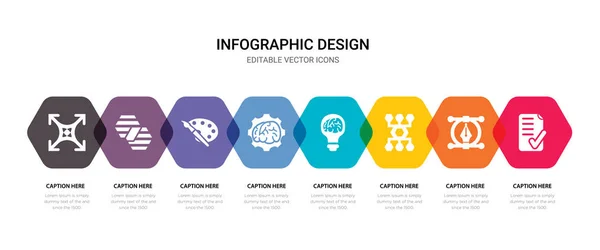 Eenvoudige Set Van Review Workflow Pictogrammen Bevat Zoals Pictogrammen Brainstormen — Stockvector