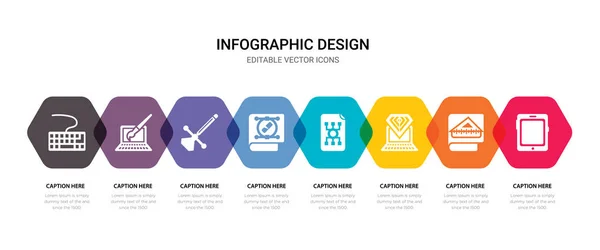 Conjunto Simple Tableta Impresión Ordenador Portátil Iconos Contiene Como Iconos — Vector de stock