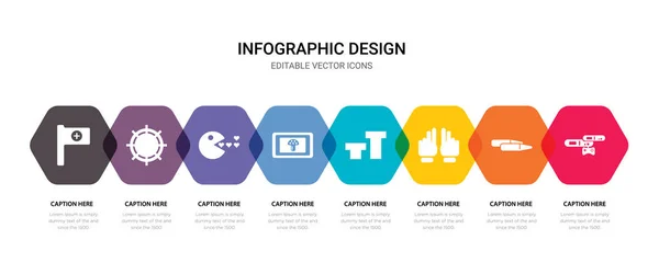 Eenvoudige set van spelen, kogel, papier, pijp pictogrammen, bevat zoals — Stockvector