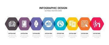 çalışma, hedef, belge, alarm simgeleri, basit bir set içeren s
