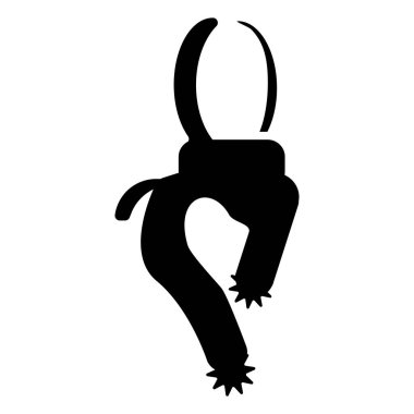 Web ve mobil uygulaması tasarım, eşarp logo kavramı için beyaz arka plan üzerinde izole eşarp simge vektör