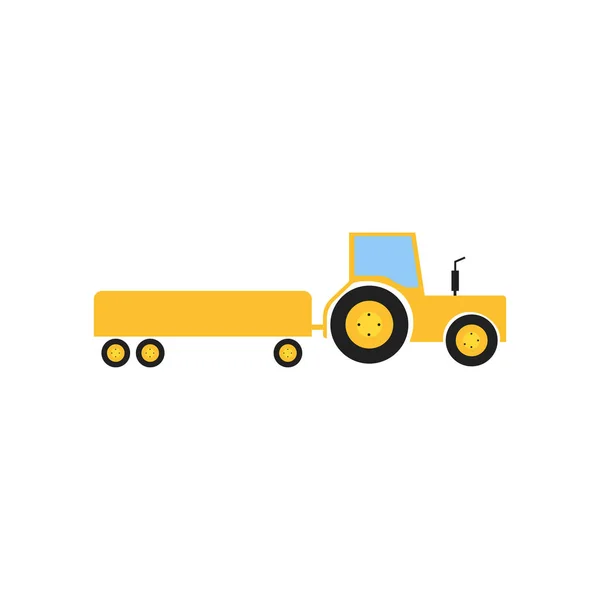 Tractor Icon Vector Isolated White Background Your Web Mobile App — Stock Vector