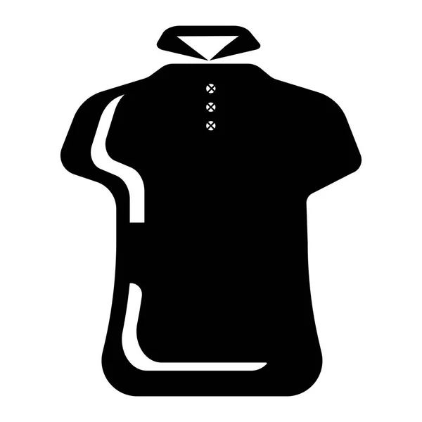 ポロシャツ女性アイコンのベクター Web およびモバイル アプリ設計 女性ロゴのコンセプトのポロシャツ ホワイト バック グラウンドの分離 — ストックベクタ