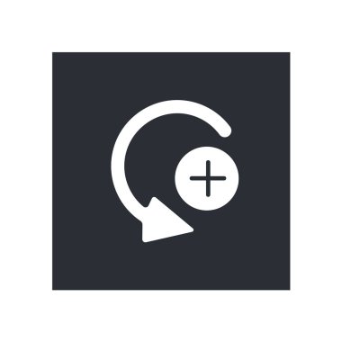 Eğri sağ ok simge vektör web ve mobil uygulaması tasarımı, eğri sağ ok logo kavramı üzerinde izole beyaz arka plan