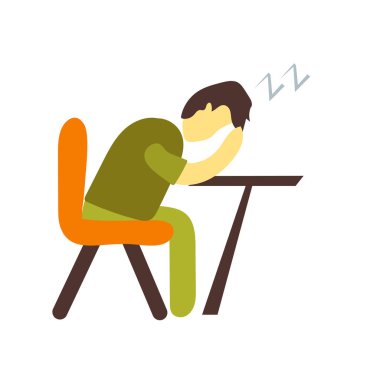 Uyku simge vektör izole üzerinde beyaz arka plan, uyku şeffaf işareti