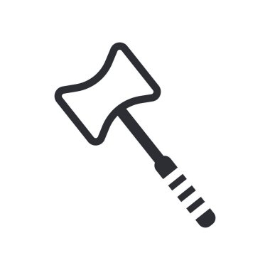 Web ve mobil uygulaması tasarımı, forseps logo kavramı için beyaz arka plan üzerinde izole forseps simge vektör