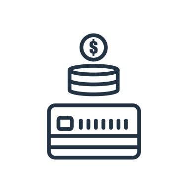 Beyaz arka plan üzerinde alışveriş çantası şeffaf işareti izole alışveriş çantası simge vektör