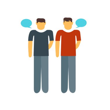 Beyaz arka plan üzerinde konuşma şeffaf işareti izole konuşma simge vektör