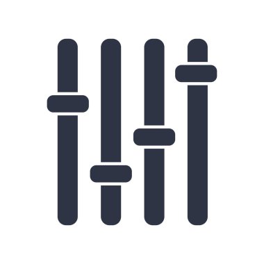 Web ve mobil uygulaması tasarımı, Panel logo kavramı için beyaz arka plan üzerinde izole paneli simge vektör