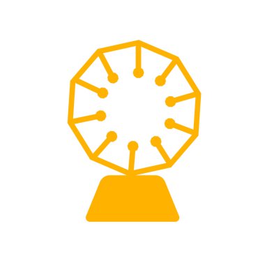 Web ve mobil uygulaması tasarımı, yıldız geçidi logo kavramı için beyaz arka plan üzerinde izole Stargate simge vektör