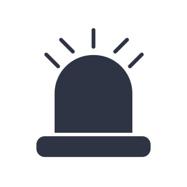 Alarm simge vektör web ve mobil uygulaması tasarımı, Alarm logo kavramı için izole üzerinde beyaz arka plan