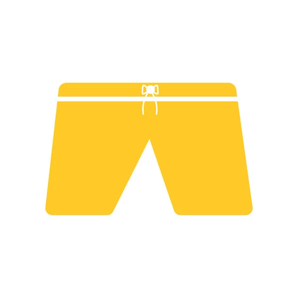 Shorts Icon Vector Isolated White Background Your Web Mobile App — Stock Vector