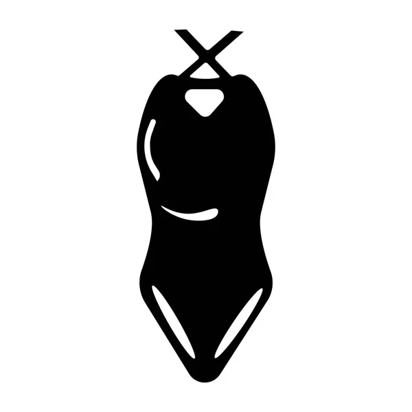 Bikini Einteilige Bademode Symbolvektor Isoliert Auf Weißem Hintergrund Für Ihre — Stockvektor