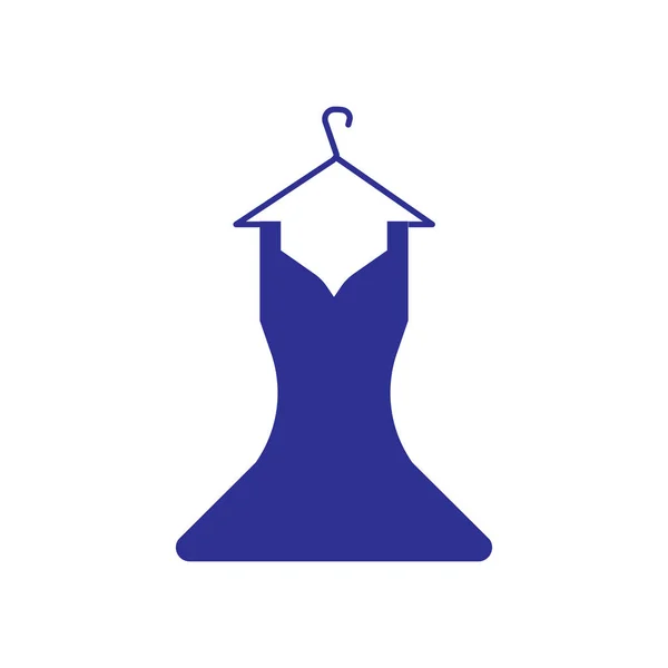 ドレス アイコン ベクトル Web およびモバイル アプリのデザイン ドレス ロゴのコンセプトのホワイト バック グラウンドの分離 — ストックベクタ