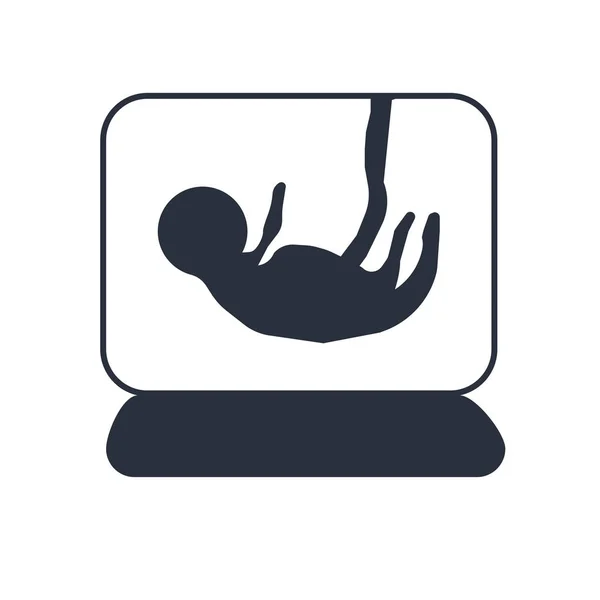 Schwangerschaft Symbol Vektor Isoliert Auf Weißem Hintergrund Für Ihre Web — Stockvektor