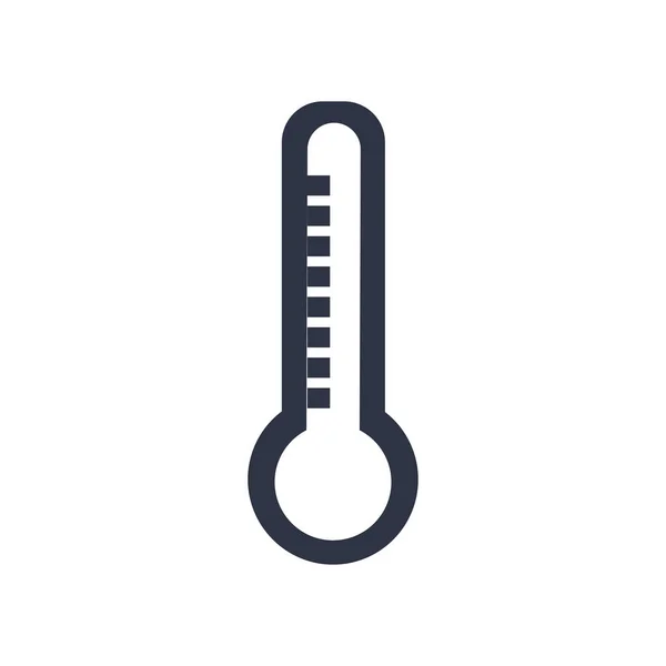 Vetor Ícone Temperatura Isolado Fundo Branco Para Seu Design Aplicativo — Vetor de Stock