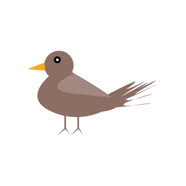 Vector Icono Pájaro Aislado Fondo Blanco Para Diseño Web Aplicación — Archivo Imágenes Vectoriales