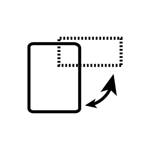 スイッチ方向ボタン アイコン ベクトル Web およびモバイル アプリの設計 スイッチ方向ボタンのロゴのコンセプト ホワイト バック グラウンドの分離 — ストックベクタ