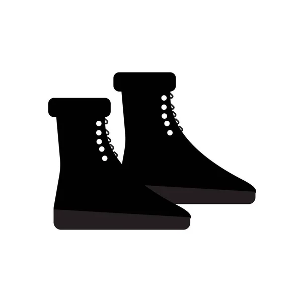 靴子图标矢量隔离在白色背景为您的 Web 和移动应用程序设计 靴子徽标概念 — 图库矢量图片