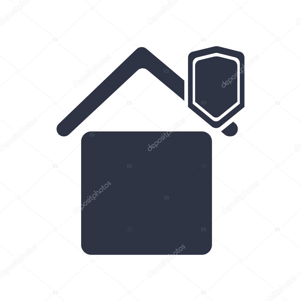 House icon vector isolated on white background for your web and mobile app design, House logo concept