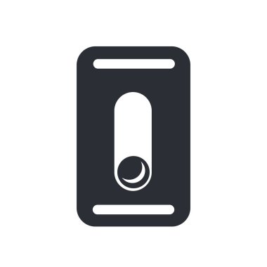 Kaymak simge vektör web ve mobil uygulaması tasarımı, kaymak üzerinde logo kavramı üzerinde izole beyaz arka plan