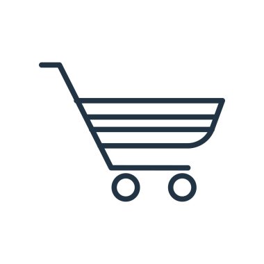 Beyaz arka plan üzerinde sepeti şeffaf işareti izole sepeti simge vektör