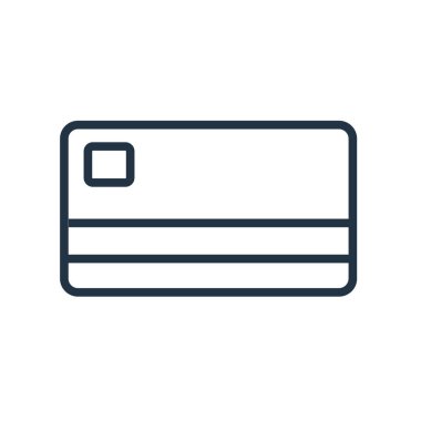 Beyaz arka plan üzerinde kart şeffaf işareti izole kart simge vektör