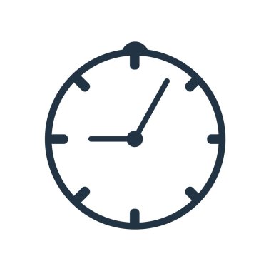 Zaman simge vektör izole üzerinde beyaz arka plan, zaman şeffaf işareti