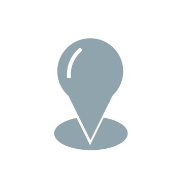 Web ve mobil uygulaması tasarımı, Gps logo kavramı için beyaz arka plan üzerinde izole Gps simge vektör