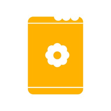 Tohum simge vektör web ve mobil uygulaması tasarımı, tohum logo kavramı için izole üzerinde beyaz arka plan