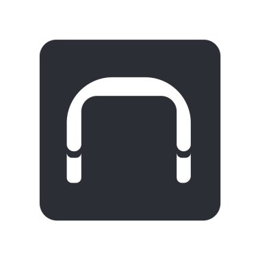 Büyük mıknatıs simge vektör web ve mobil uygulaması tasarımı, büyük mıknatıs logo kavramı üzerinde izole beyaz arka plan