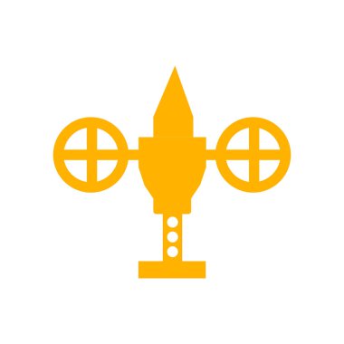 Yapay yerçekimi simgesi modül vektör izole üzerinde beyaz arka plan web ve mobil uygulaması tasarım, Yapay yerçekimini logo concept modül için