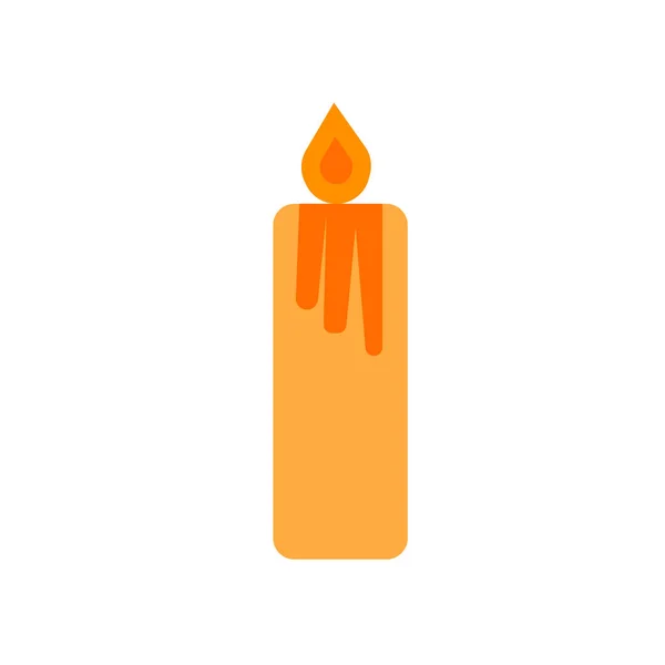 Velas Vetor Ícone Isolado Fundo Branco Para Seu Web Design —  Vetores de Stock