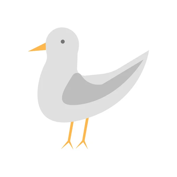 Vector Icono Gaviota Aislado Fondo Blanco Para Diseño Web Aplicación — Vector de stock