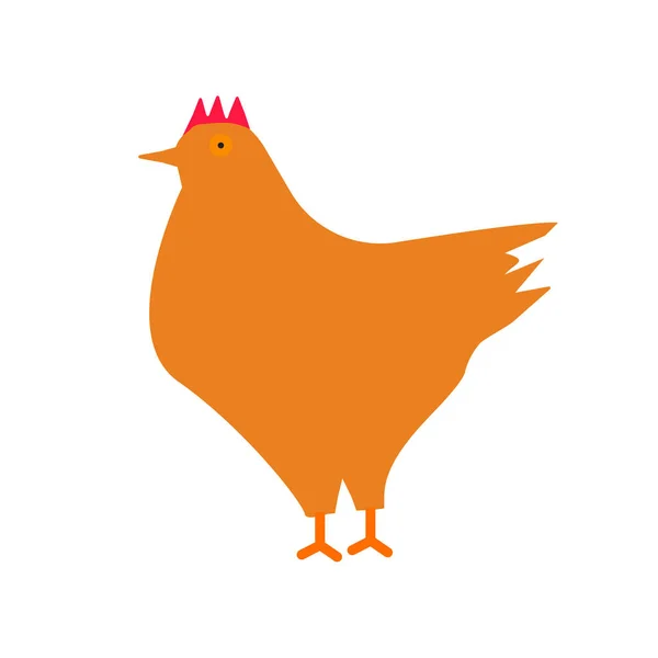Chicken Icon Vector Isolated White Background Your Web Mobile App — Stock Vector
