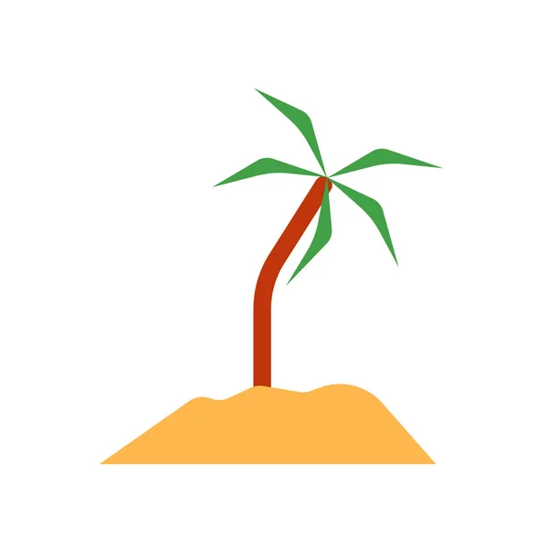 島のアイコン ベクトル Web およびモバイル アプリ設計島ロゴのコンセプトのホワイト バック グラウンドの分離 — ストックベクタ