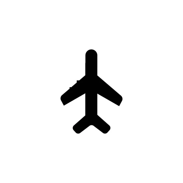 Flugzeug Symbol Vektor Isoliert Auf Weißem Hintergrund Für Ihre Web — Stockvektor
