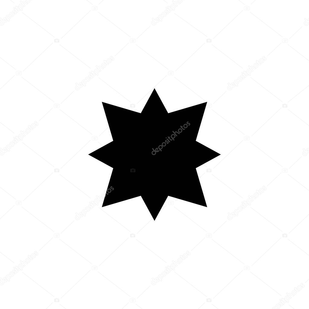 Cardinal points on winds star symbol icon vector isolated on white background for your web and mobile app design, Cardinal points on winds star symbol logo concept