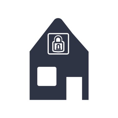 Kilitleme simge vektör web ve mobil uygulaması tasarımı, kilitleme logo kavramı için izole üzerinde beyaz arka plan