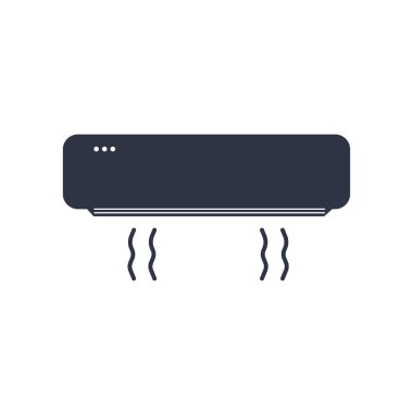 Klima simge vektör web ve mobil uygulaması tasarımı, Klima logo kavramı üzerinde izole beyaz arka plan