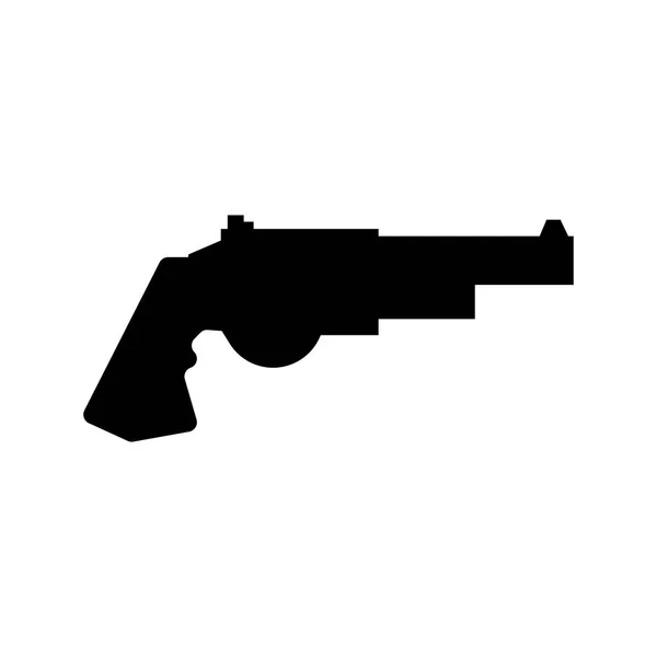 Revolver Icon Vector Isolato Sfondo Bianco Progettazione App Web Mobile — Vettoriale Stock