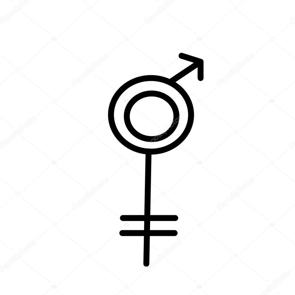 Transgender Symbol Icon Vector Isolated On White Background For Your Web And Mobile App Design Transgender Symbol Logo Concept Premium Vector In Adobe Illustrator Ai Ai Format Encapsulated Postscript