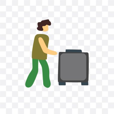 Saydam arka plan üzerinde Donatio izole bağış vektör simgesi