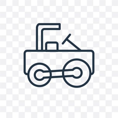 Saydam arka plan üzerinde Transp izole ulaşım vektör simgesi